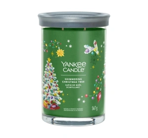 Yankee Candle Signature Tumbler Große Duftkerze Shimmering Christmas Tree 567 g