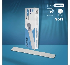 Staleks Pro Wechselbare weiße Feilen auf weicher Basis papmAm Soft Expert 20 180 grit 25 Stück