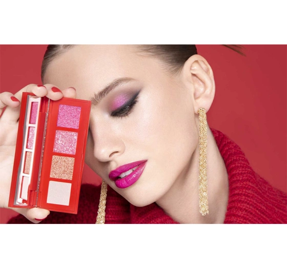 PUPA HOLIDAY LAND PALETTE MIT 4 LIDSCHATTEN 001 ECCENTRIC PINK 5,2G