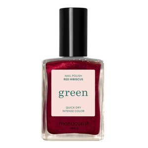 Manucurist Green – klassischer Nagellack „Red Hibiscus“, 15 ml