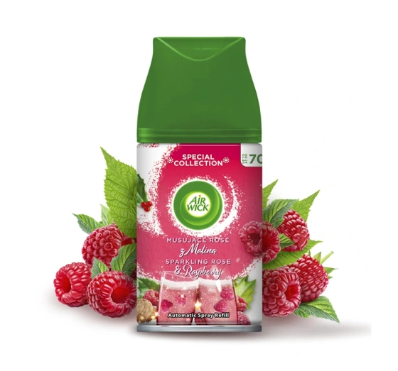 Air Wick Freshmatic Automatischer Lufterfrischer Nachfüller Sprudelnde Rose mit Himbeere 250 ml