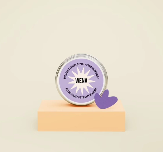 Kliknij na zdjęcie, aby je powiększyć Mydlarnia Cztery Szpaki Wena x Kasia Sienkiewicz Natürlicher Cremiger Highlighter 15ml