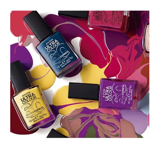 AVON ULTRA COLOUR 60 SECOND EXPRESS SCHNELLTROCKENDER NAGELLACK BLUE MY MIND 10ML