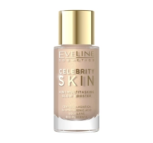 Eveline Cosmetics Celebrity Skin 4in1 Multitasking Glow Booster Multifunktionale Gesichtsbasis 02N Universal Tan 30 ml