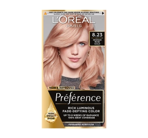 L'Oréal Paris Preference Haarfarbe 8.23 Medium Rose Gold