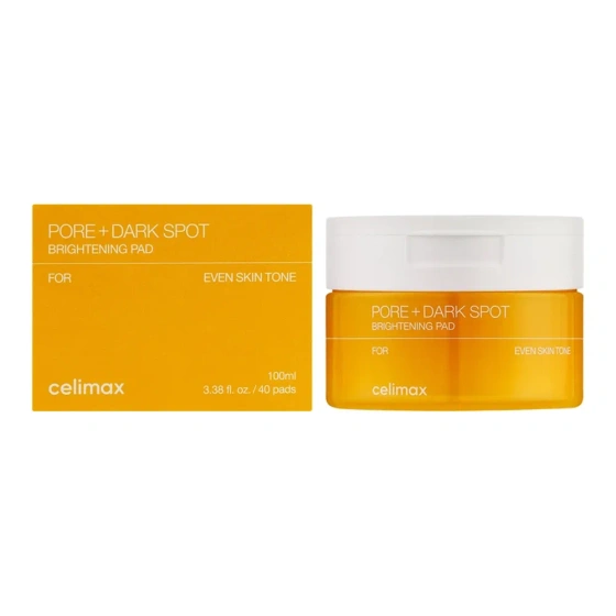 Kliknij na zdjęcie, aby je powiększyć Celimax Pore + Dark Spot Brightening Pad – aufhellende Gesichtspads, 40 Stück