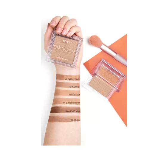Kliknij na zdjęcie, aby je powiększyć HEAN PRO-CONTOUR BRONZER BRÄUNUNGSPUDER 42 ALMOND 9G