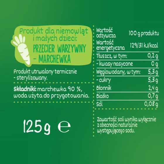 Kliknij na zdjęcie, aby je powiększyć BoboVita Babynahrung im Gläschen ab dem 4. Monat: Karotten 125 g