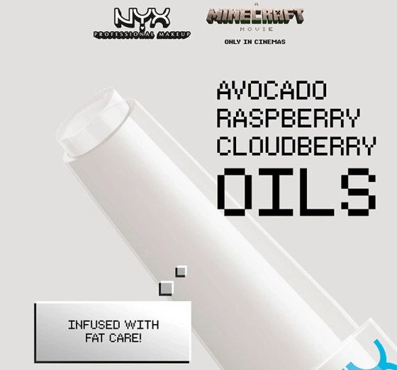 Kliknij na zdjęcie, aby je powiększyć NYX Professional Makeup × A Minecraft Movie Lippenbalsam im Stift 01 Hunk City 2 g