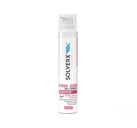 Solverx Sensitive Skin Gesichtscreme SPF 50+ 50ml