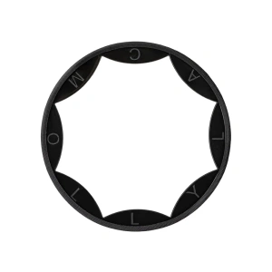 Molly Lac Safety Ring – kleiner Ring für das Glas zum Abwischen des Pinsels und zum Schutz vor dem Auslaufen des Gels – 2-in-1