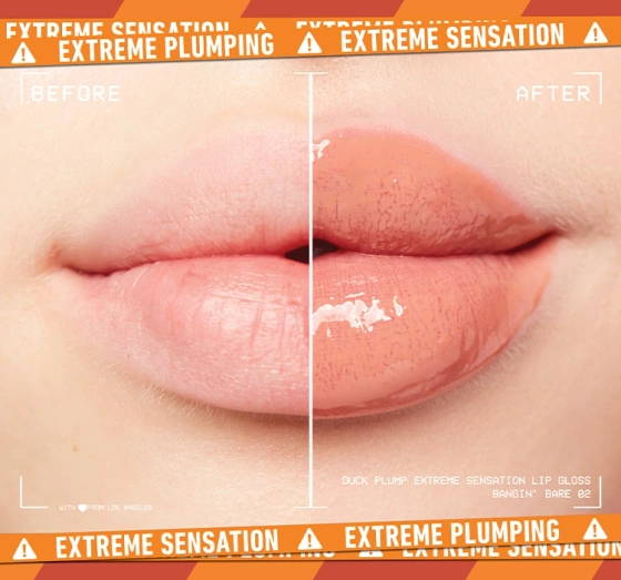 NYX PROFESSIONAL MAKEUP DUCK PLUMP LIPGLOSS 02 BANGIN' BARE 7ML