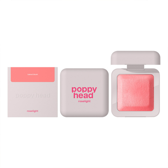 Poppy Head Roselight – gebackenes, strahlendes Rouge 02 Peach Pearl 8,2 g