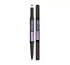 MAYBELLINE EXPRESS BROW SATIN DUO DOPPELSEITIGER AUGENBRAUENSTIFT BLACK BROWN