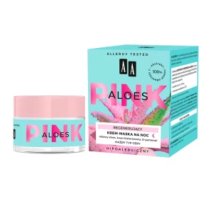 AA Pink Aloes regenerierende Nachtcreme-Maske 50 ml