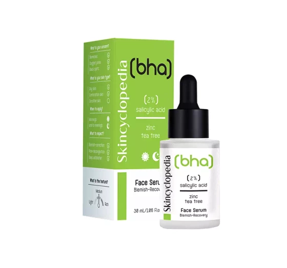 Kliknij na zdjęcie, aby je powiększyć SKINCYCLOPEDIA GESICHTSSERUM 2% SALICYLSÄURE + TEEBAUMÖL 30ML