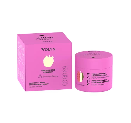 YOLYN GREENBIOTIC FERMENT VERY RASPBERRY LEICHTE GESICHTSCREME 50ML