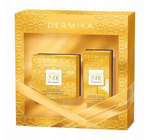 Dermika Luxury Gold 24K Gesichtspflege-Set: Serum 60 g + Creme 50 ml