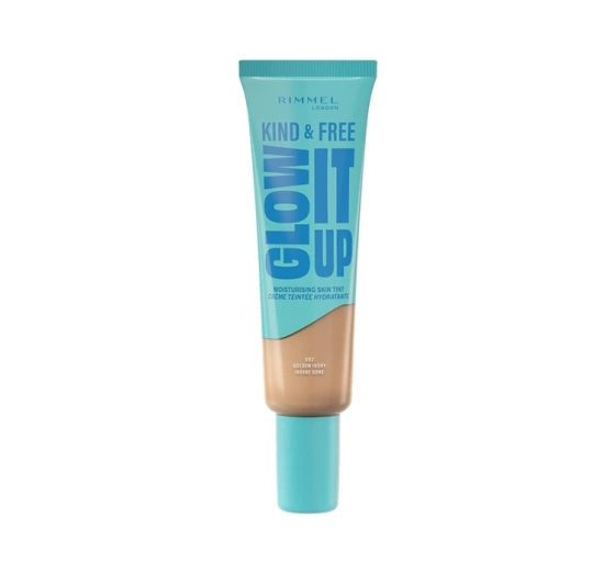 Kliknij na zdjęcie, aby je powiększyć Rimmel Kind & Free Glow It Up Leichte feuchtigkeitsspendende Foundation 082 Golden Ivory 30ml