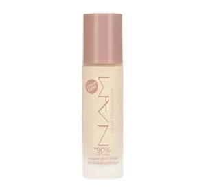 NAM Dewy Foundation flüssige Grundierung 01C Swan 30ml