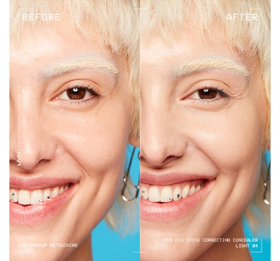 NYX Professional Makeup Pro Fix Stick Concealer-Stick für das Gesicht 04 Light 1,6 g