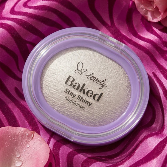 Lovely Baked Stay Shiny – gebackener Highlighter für das Gesicht, 1,4 g