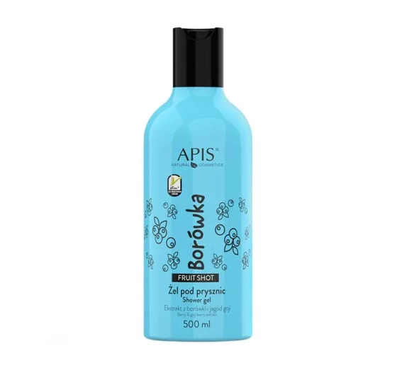 APIS FRUIT SHOT VEGAN BLUEBERRY DUSCHGEL 500ML