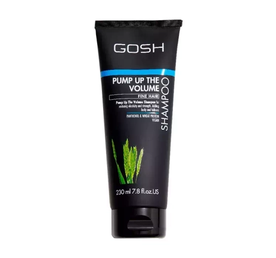 Kliknij na zdjęcie, aby je powiększyć GOSH PUMP UP THE VOLUME VEGANES SHAMPOO FÜR DÜNNES HAAR 230ML