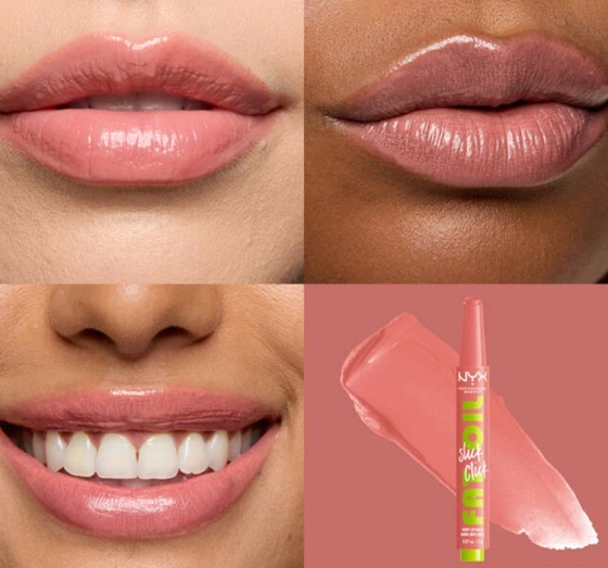 NYX Professional Makeup Fat Oil Slick Click Lippenbalsam 15 Story Or Post 2 g