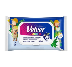 Velvet Junior Feuchtes Toilettenpapier für Kinder 48 Stück