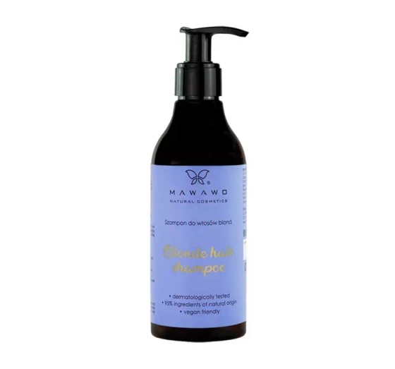 Kliknij na zdjęcie, aby je powiększyć MAWAWO BLONDE HAIR SHAMPOO FÜR BLONDES HAAR 250ML