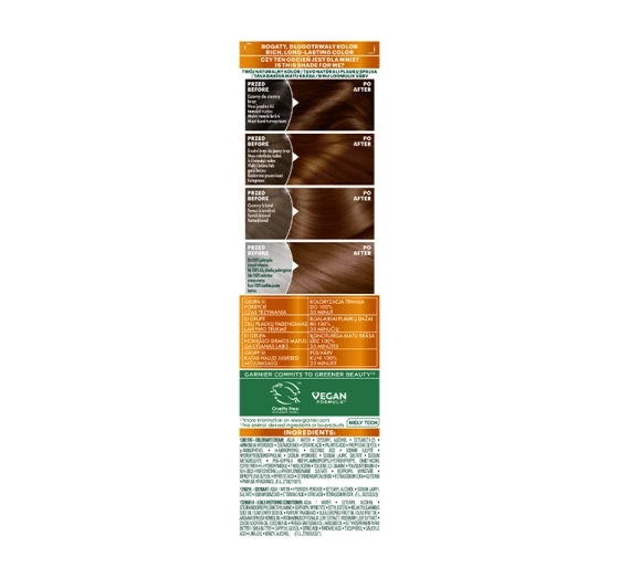 Kliknij na zdjęcie, aby je powiększyć GARNIER COLOR NATURALS PERMANENTE HAARFARBE 4.3 GOLDENES BRAUN