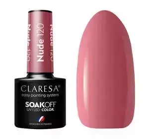 CLARESA SOAK OFF HYBRIDLACK NUDE 120 5ML