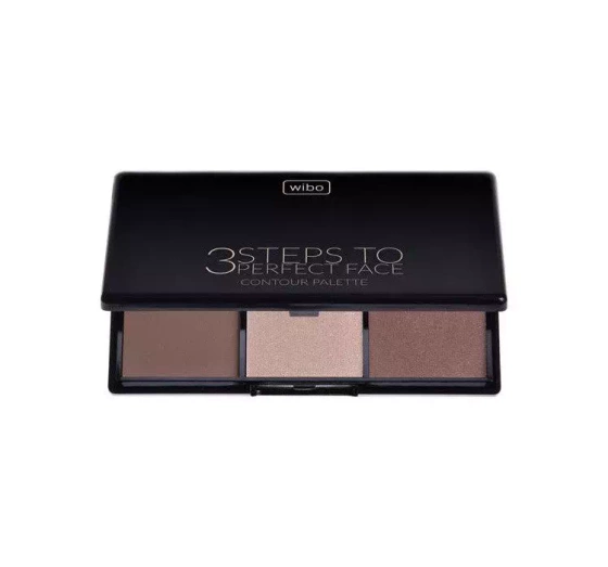 Wibo 3 Steps Konturpalette für das Gesicht, Dark, 10 g