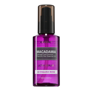 Kundal Macadamia Ultra Hair Serum – regenerierendes Haarserum in Ölform für strapaziertes Haar, English Rose, 100 ml