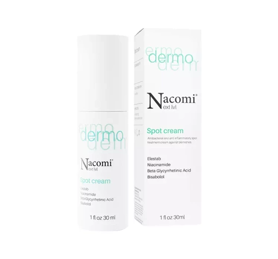 Kliknij na zdjęcie, aby je powiększyć NACOMI NEXT LEVEL DERMO CREME GEGEN HAUTUNREINHEITEN 30ML