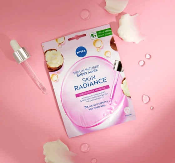 Kliknij na zdjęcie, aby je powiększyć NIVEA NATURAL RADIANCE AUFHELLENDE TUCHMASKE