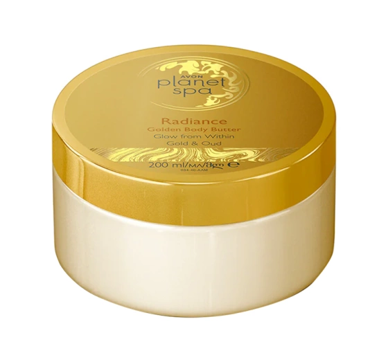 Kliknij na zdjęcie, aby je powiększyć Avon Planet Spa Radiance Golden Körperbutter 200 ml
