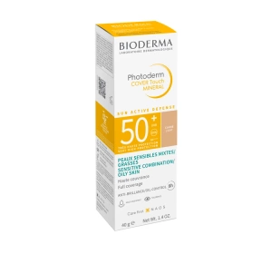 Bioderma Cover Touch Mineral Deckendes Fluid mit SPF50+ Light 40g