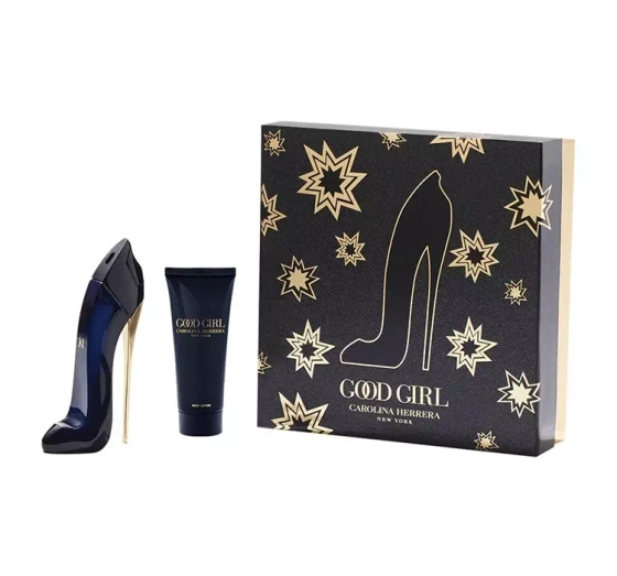 Kliknij na zdjęcie, aby je powiększyć CAROLINA HERRERA GOOD GIRL EDP SPRAY 80ML + LOTION 100ML SET