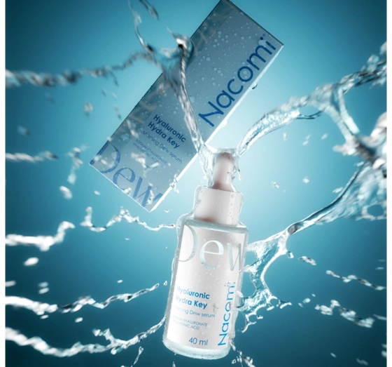 Kliknij na zdjęcie, aby je powiększyć Nacomi Hyaluronic Hydra Key Tiefenfeuchtigkeitsspendendes Serum 40 ml