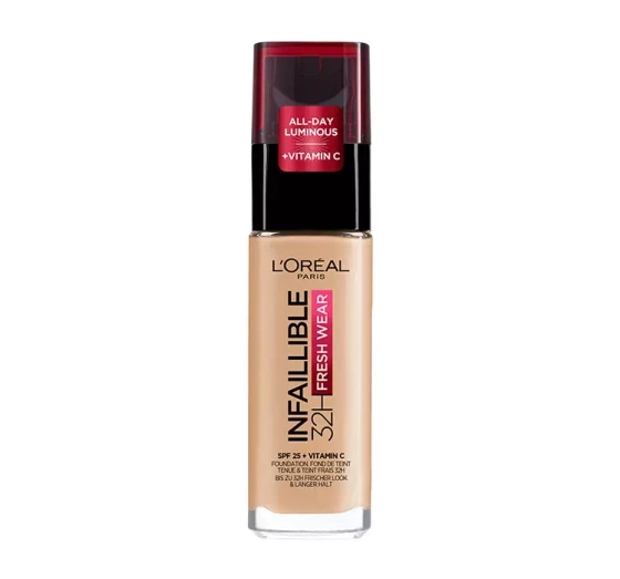 Kliknij na zdjęcie, aby je powiększyć LOREAL INFAILLIBLE 32H FRESH WEAR FOUNDATION 120 VANILLA 30ML