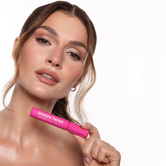 Kliknij na zdjęcie, aby je powiększyć Poppy Head Lash Hack Volume Mascara – Mascara für mehr Volumen 01 Black 9 g