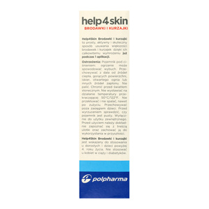 Help4skin Warzen und Plaketten – Präparat zur Entfernung von Warzen und Plaketten mittels Kryotherapie, 50 ml