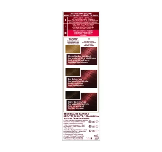 Garnier Color Sensation Dauerhaarfarbe 4.60 Dunkelrot
