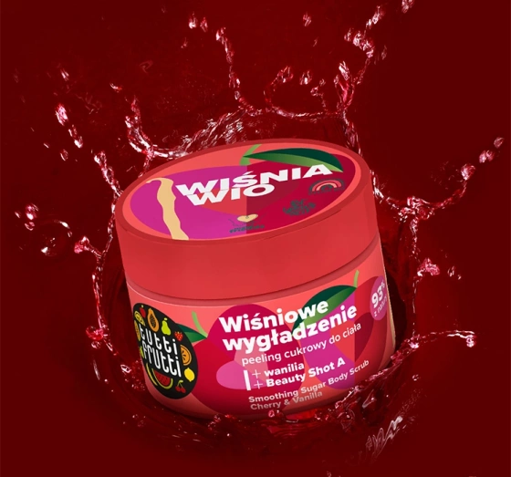 Farmona Tutti Frutti Wiśnia Wio Zucker-Körperpeeling Kirsche Vanille 300 g