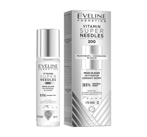 Eveline Super Needles Vitamin 200 Mezo-Elixier-Aktivator für Hautverjüngung 30ml