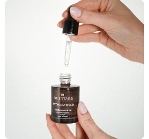 Orientana Ampulle antioxidatives Gesichtsserum Ashwagandha Cica NiacInamid 30ml