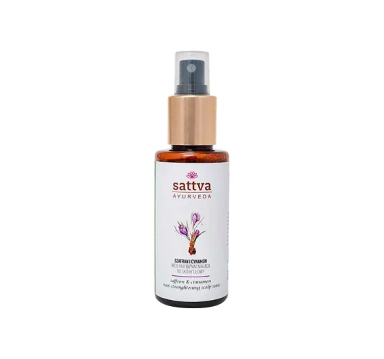 SATTVA AYURVEDA HAARLOTION SAFRAN UND ZIMT 100ML