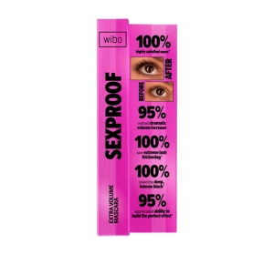 Wibo Sexproof Mascara für vollere Wimpern 8 g